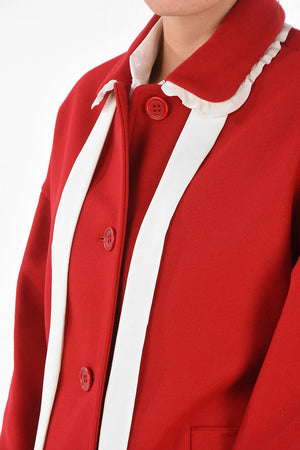 4 Button Coat with Bow