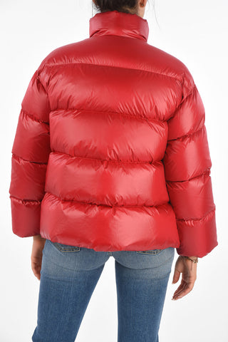 Down Jacket with Ruffle