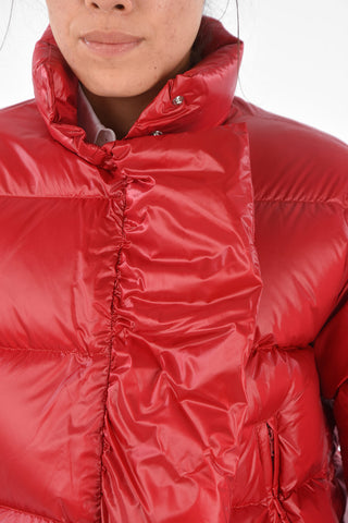 Down Jacket with Ruffle