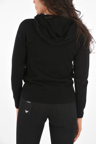 ARMANI EXCHANGE Hoodie Sweater with Glitter Logo