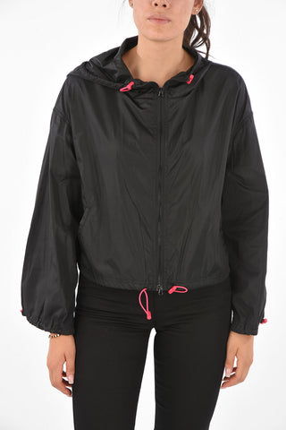 EMPORIO ARMANI Drawstring Sleeve Waterproof Jacket