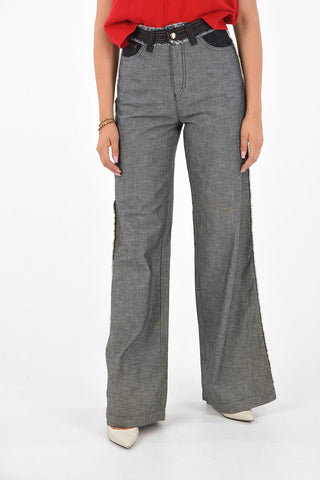 EMPORIO Palazzo Piping Jeans