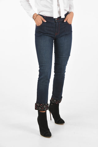 EMPORIO Floral Hem J09 Regular Fit Jeans