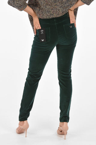 EMPORIO Velvet Skinny Fit 5 Pockets J20 Pants
