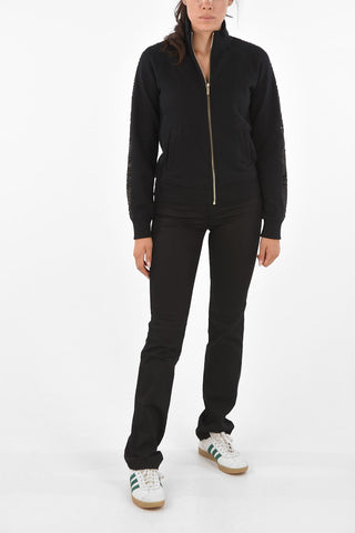 ARMANI EXCHANGE Sequined Details Sweatshirt with zip closure