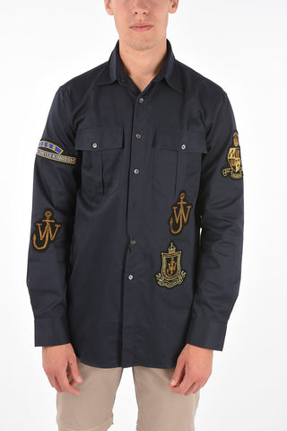 Camicia Sailor con Toppe Logate