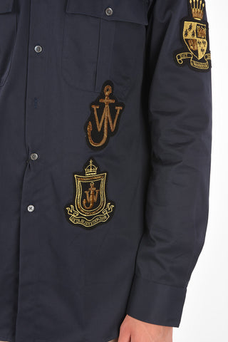 Camicia Sailor con Toppe Logate
