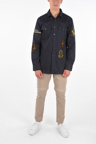 Camicia Sailor con Toppe Logate