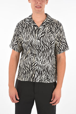 Camicia Zebrata a Maniche Corte