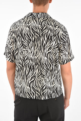 Camicia Zebrata a Maniche Corte