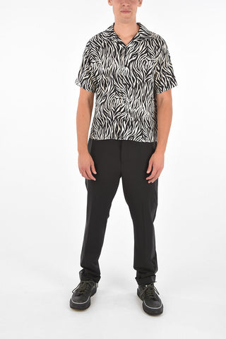 Camicia Zebrata a Maniche Corte