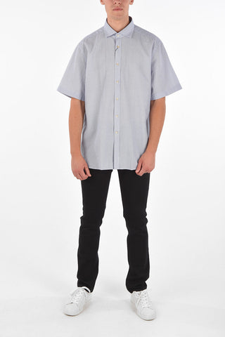 ID Printed Short Sleeve Classic Collar Shirt