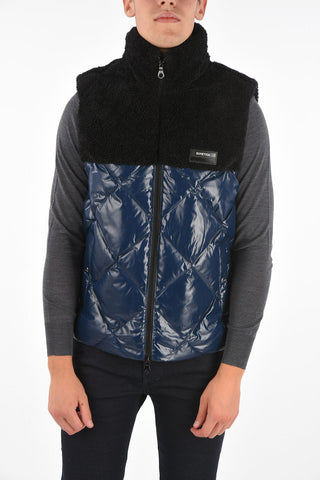 Faux Fur Sleeveless UNUKHALHAI Down Jacket