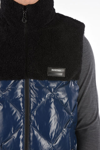Faux Fur Sleeveless UNUKHALHAI Down Jacket