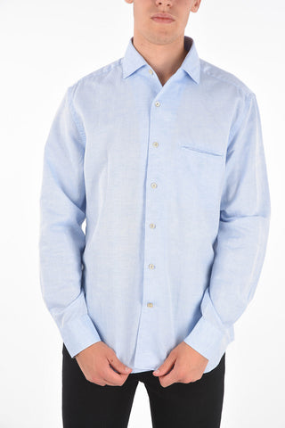ID Embroidered Logo Classic Collar Shirt