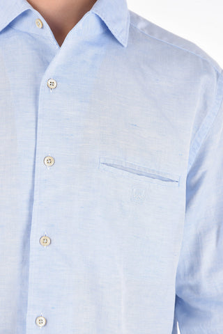 ID Embroidered Logo Classic Collar Shirt