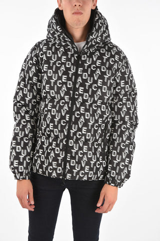 Logo Printed Full-Zipped AUVAQUATTRO Down Jacket