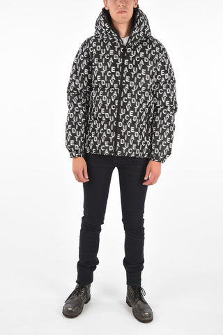 Logo Printed Full-Zipped AUVAQUATTRO Down Jacket