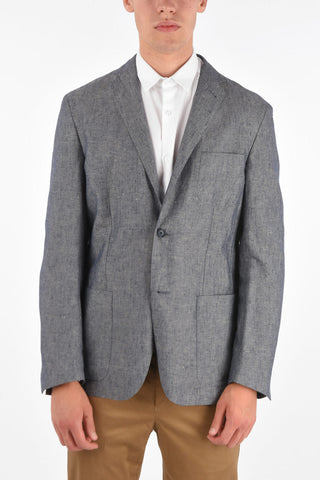 ID IDENTITY side vents notch lapel 2-button blazer drop 7R