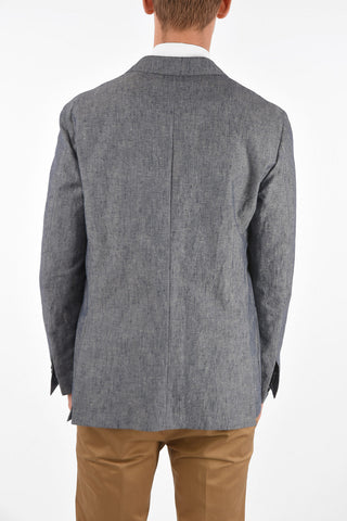 ID IDENTITY side vents notch lapel 2-button blazer drop 7R