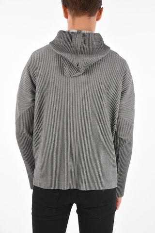 HOMME PLISSE Full Zip Hoodie