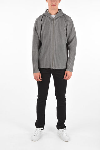 HOMME PLISSE Full Zip Hoodie