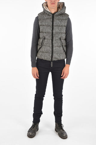 Sleeveless Jacquard ARISTEO Down Jacket