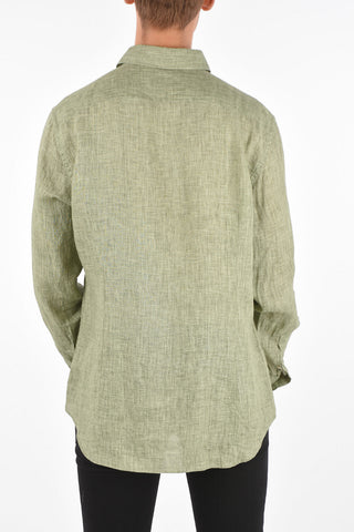 ID Camicia a Maniche Lunghe in Lino 