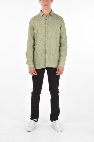 ID Camicia a Maniche Lunghe in Lino 