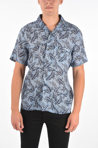 ID Hidden Closure Notched Collar Shirt
