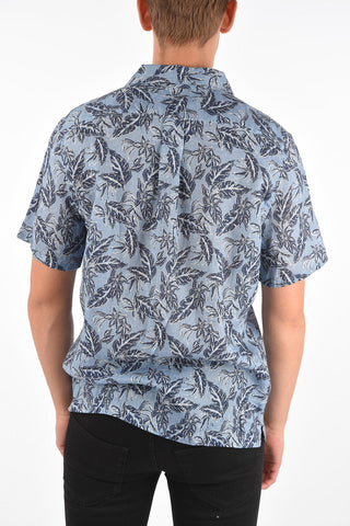 ID Hidden Closure Notched Collar Shirt