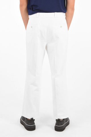 Single Pleat Wide Leg Jeans