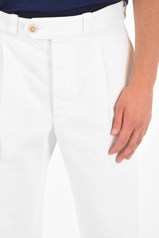 Single Pleat Wide Leg Jeans