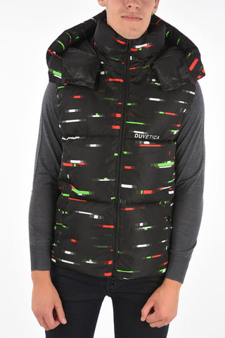 Removable Hood MESARTHIMDUE Sleeveless Down Jacket
