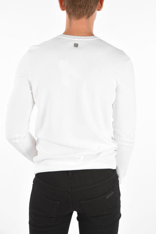 COLLECTION Logo Embroidered Crewneck Sweater
