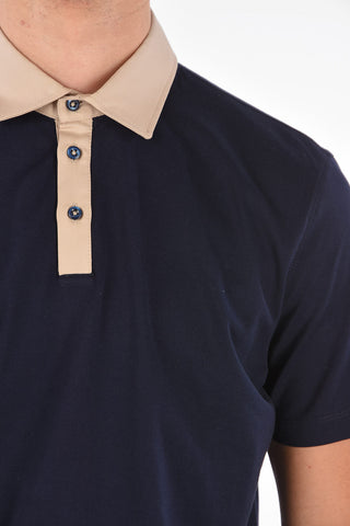 Regular Fit Polo Shirt with Contrasting Collar
