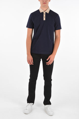 Regular Fit Polo Shirt with Contrasting Collar