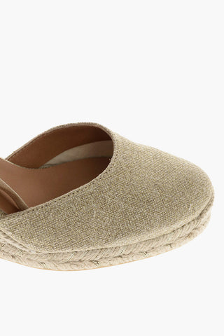 Espadrillas lace-up CARINA con zeppa 9cm