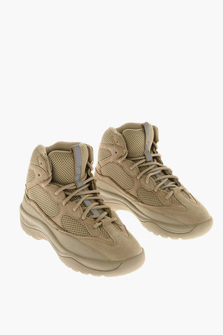 SEASON 6 suede leather and fabric High-top Sneakers