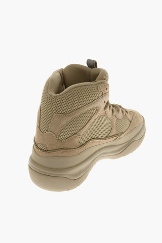 SEASON 6 suede leather and fabric High-top Sneakers