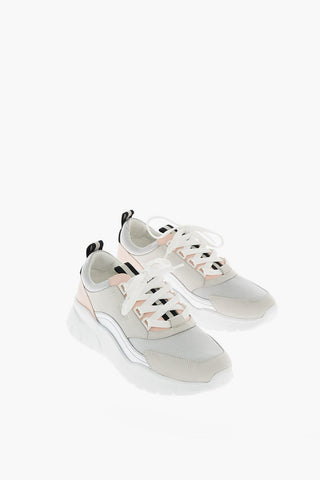 Leather and fabric BITTI Sneakers