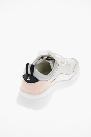 Leather and fabric BITTI Sneakers