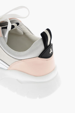 Leather and fabric BITTI Sneakers