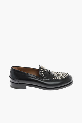 leather MONTEZUPIK loafers with studs