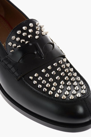 leather MONTEZUPIK loafers with studs
