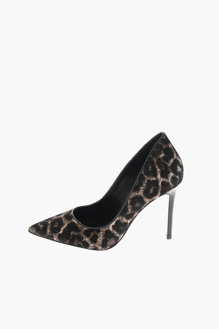 10cm ponyskin KEKE Pumps