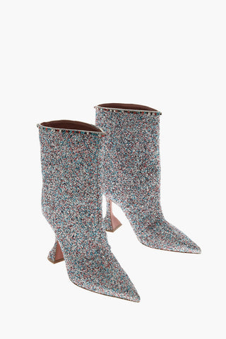 10cm glitter MIA ankle boots