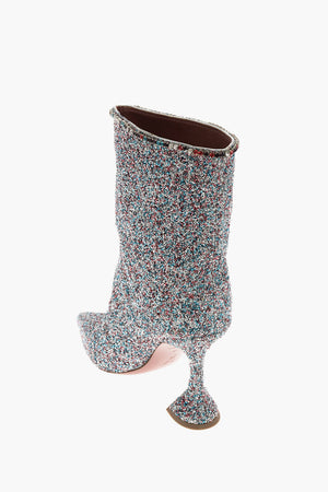 10cm glitter MIA ankle boots