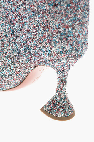 10cm glitter MIA ankle boots
