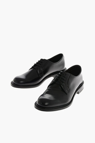 leather Derby shoes
